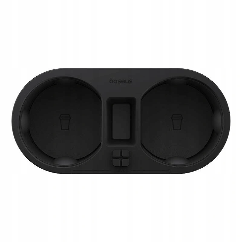 Koppholder innlegg Tesla Model 3 2020 - 2023 / Tesla Model Y 2020 -> │ Svart Baseus T-Space Series Cup Holder for Tesla Twilight Black – bilde 4