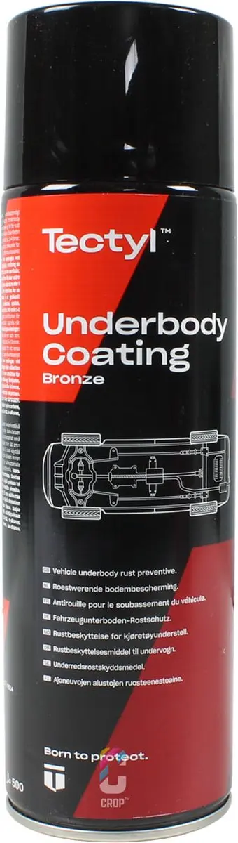 Korrosjonsbeskyttelse spray Tectyl Underbody Coating Bronze | Rustbeskyttelse til undersetll - 500ml Image 3