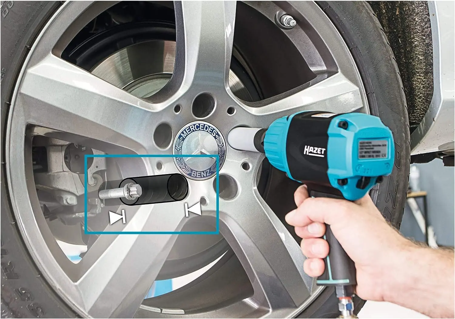 Kraftpipe Hazet til Mercedes-Benz 1/2'' 17 mm Image 5