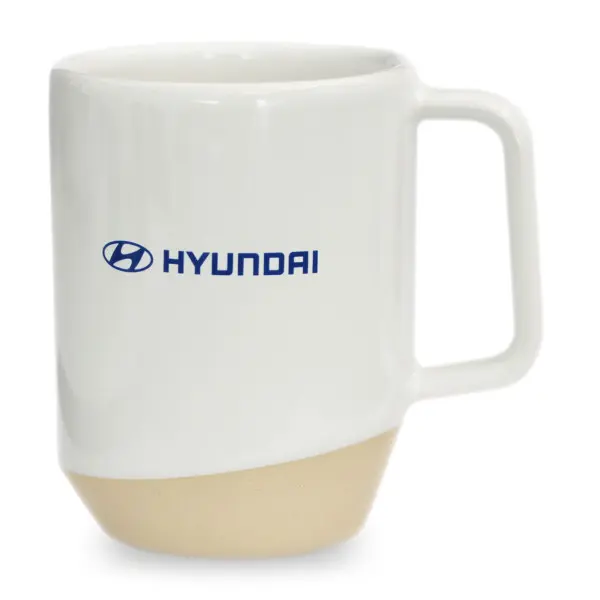 Krus Hyundai Hvit │ Genuine® Mug White Beige - 360 ml