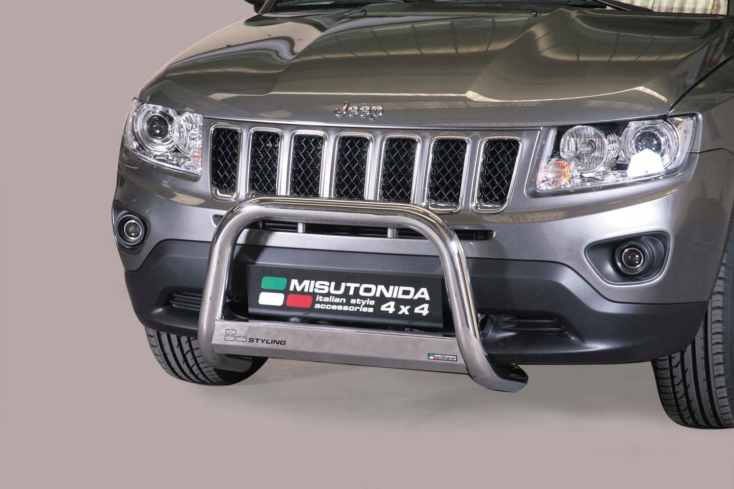 Kufander Jeep Compass I Facelift 2011 - 2016 | D - Ø63mm Chrome