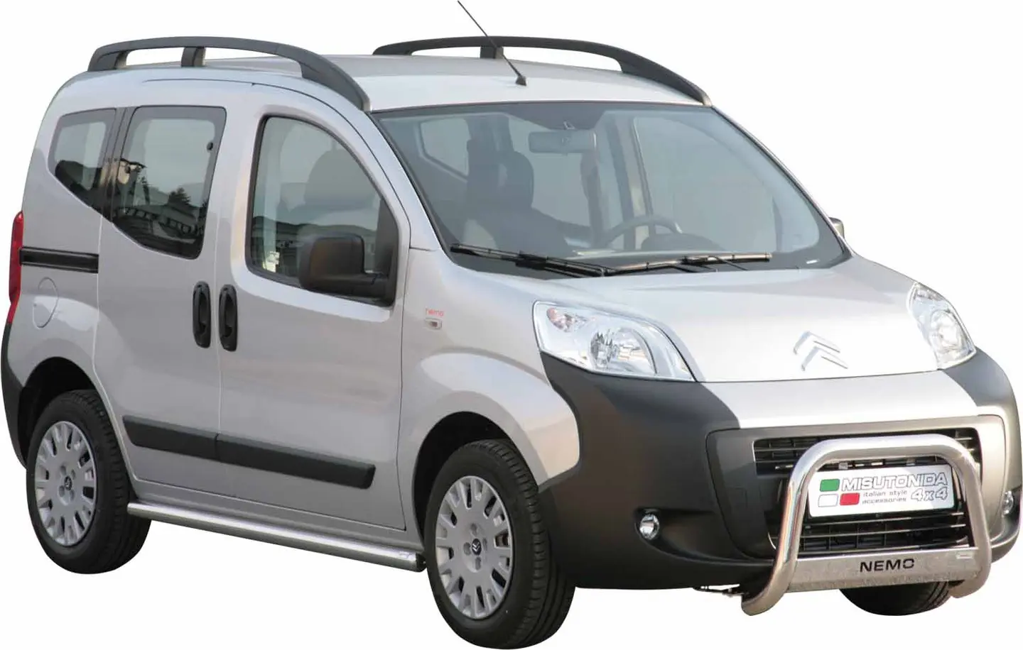 Kufanger Citroen Nemo 2007-2013 | D - Ø63mm Chrome – bilde 2