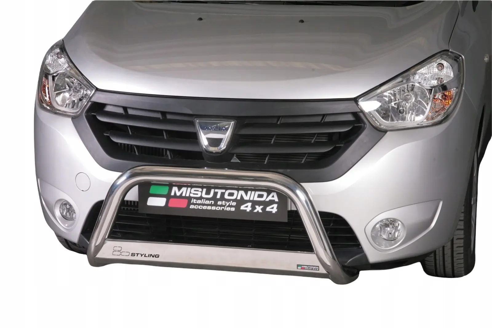 Kufanger Dacia Dokker 2012-> | D - Ø63mm Chrome