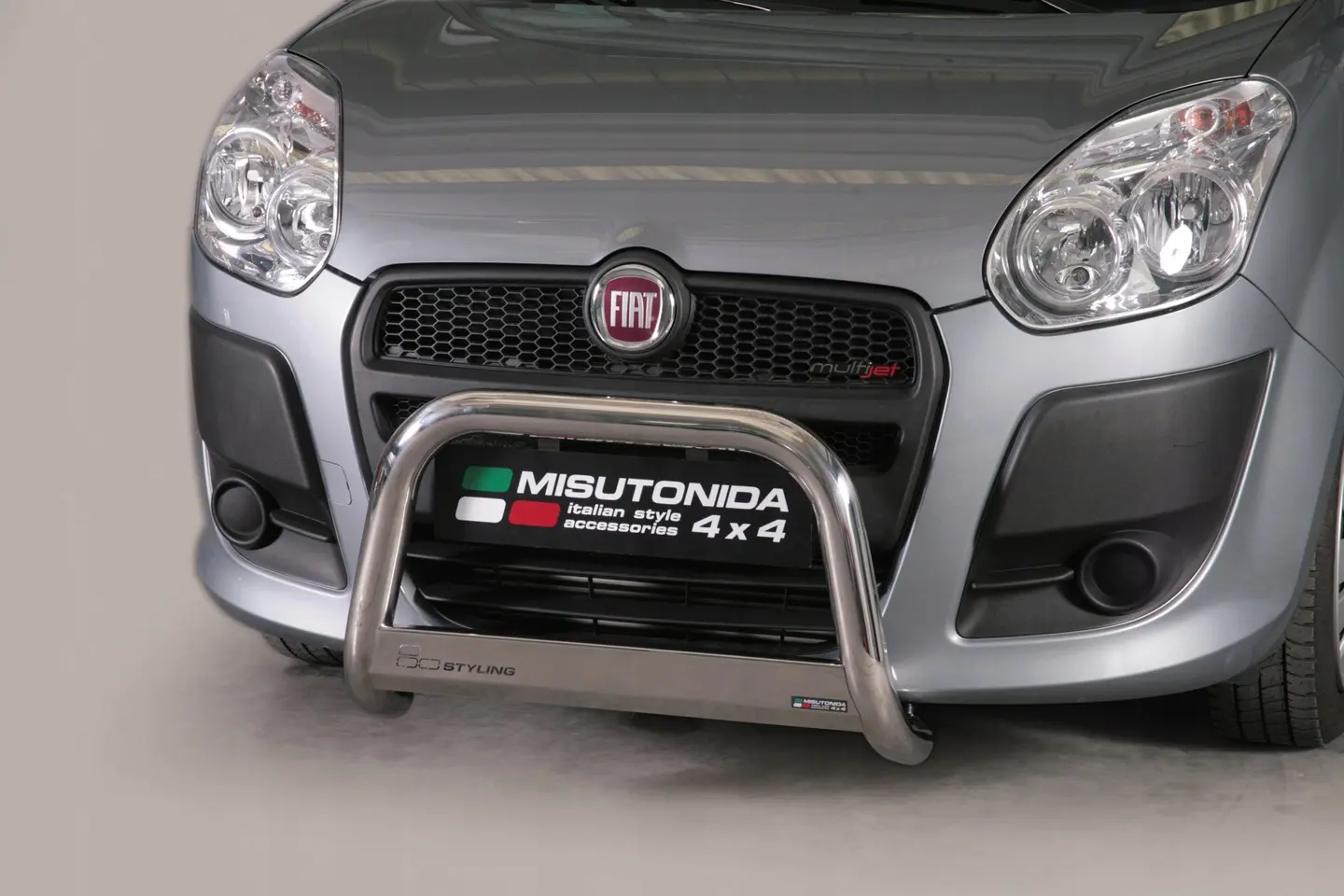 Kufanger Fiat Doblò 2010-2015 | D - Ø63mm Chrome