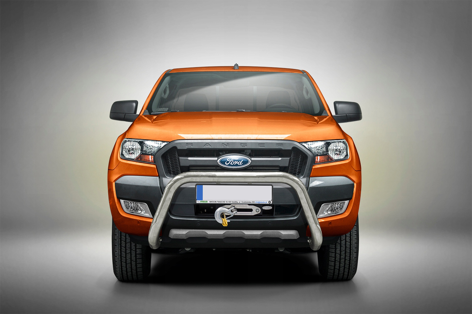 Kufanger Ford Ranger 2012 - 2019 │ D - Ø76mm Silver Edition