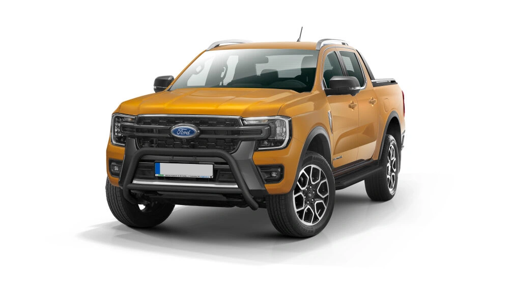 Kufanger Ford Ranger 2022 -> | D - Ø70mm Black - med tverrør