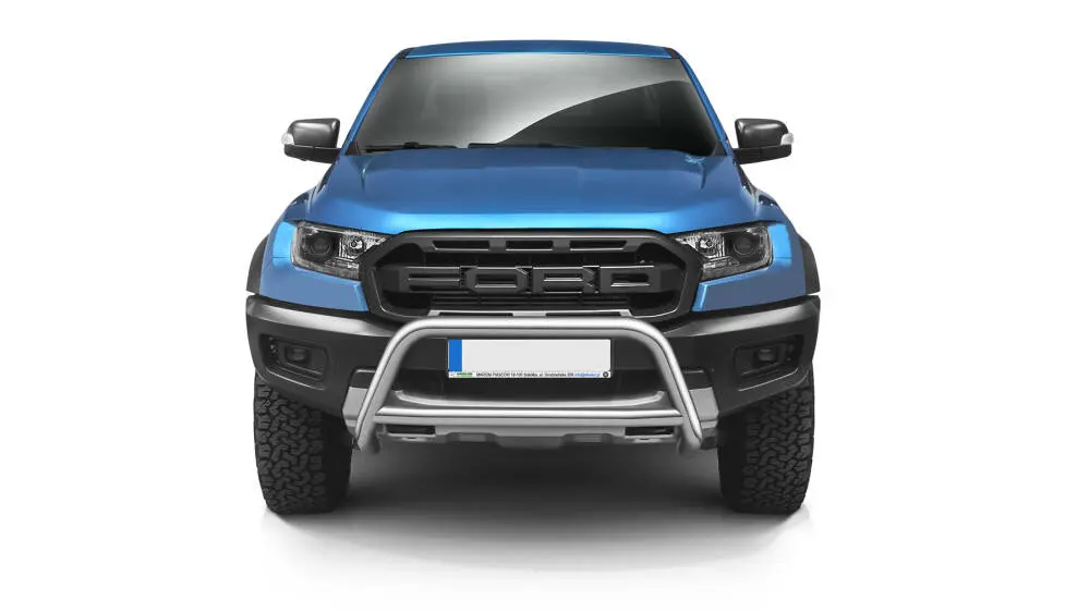 Kufanger Ford Ranger Raptor 2018 - 2022 │ D - Ø70mm - med tverrør Silver Edition