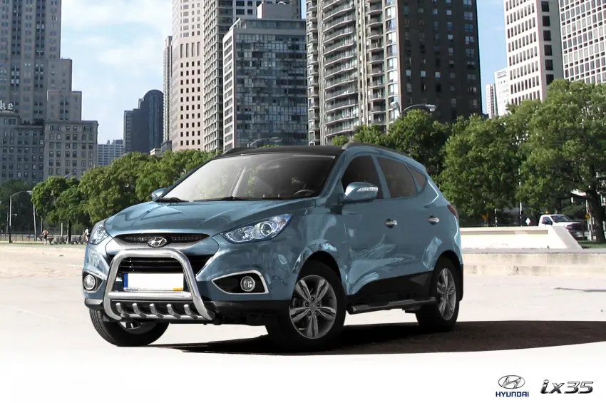 Kufanger Hyundai ix35 I 2009-2015 med underseksjonsgrill