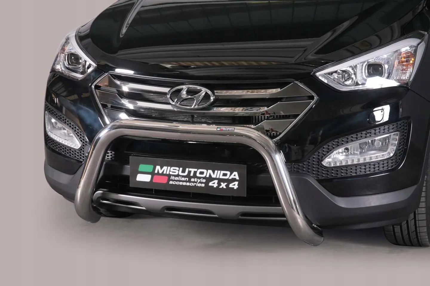 Kufanger Hyundai Santa Fe III 2012 - 2018 | D - Ø76mm Chrome