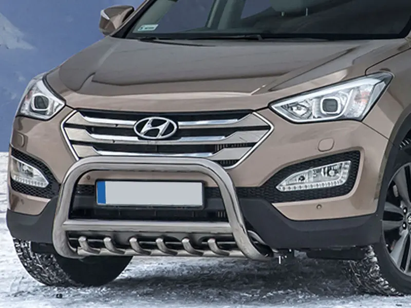 Kufanger Hyundai Santa Fe III 2012-2018  │ med underseksjonsgrill
