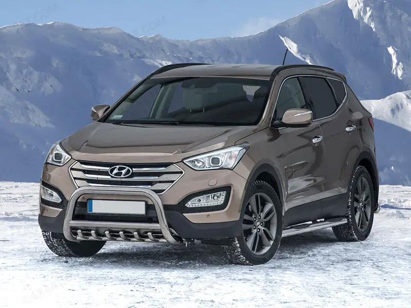 Kufanger Hyundai Santa Fe III 2012-2018  │ med underseksjonsgrill – bilde 3