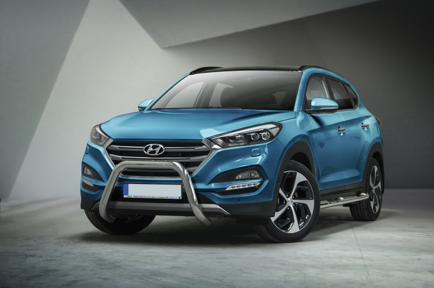 Kufanger Hyundai Tucson III 2015 - 2018 | D - Ø70mm Chrome