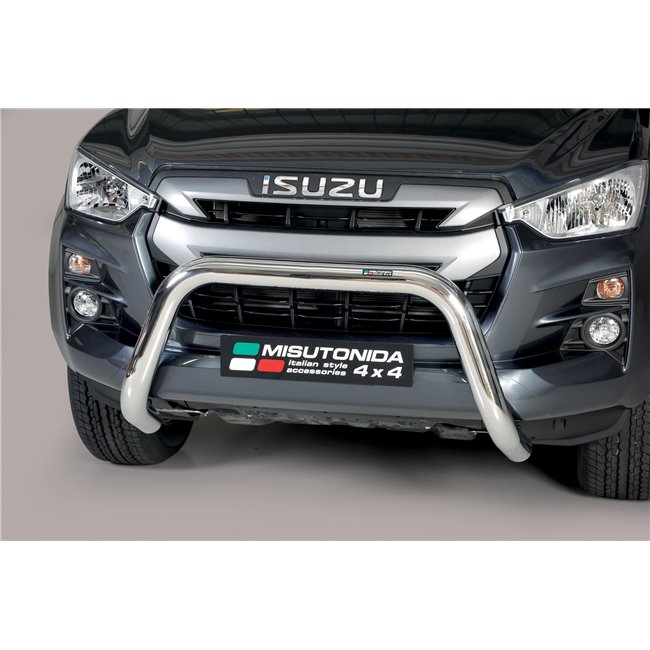 Kufanger Isuzu D-Max Double Cab 2020-> / Isuzu D-Max Space Cab 2021 | D - Ø76mm Chrome – bilde 2