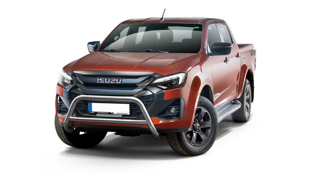 Kufanger Isuzu D-Max III 2024 -> | D - Ø70mm Chrome med tverør