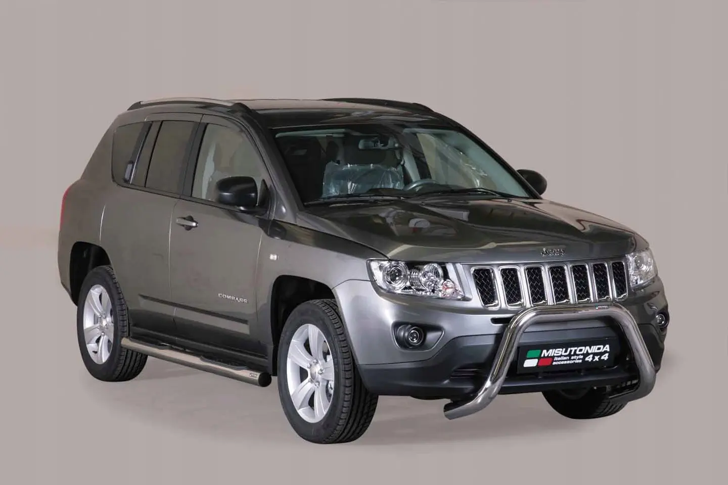 Kufanger Jeep Compas 2011-2016 | D - Ø76mm Chrome – bilde 2