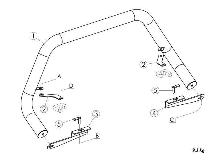 Kufanger Jeep Grand Cherokee IV (WK2) 2010 - 2013 – bilde 2