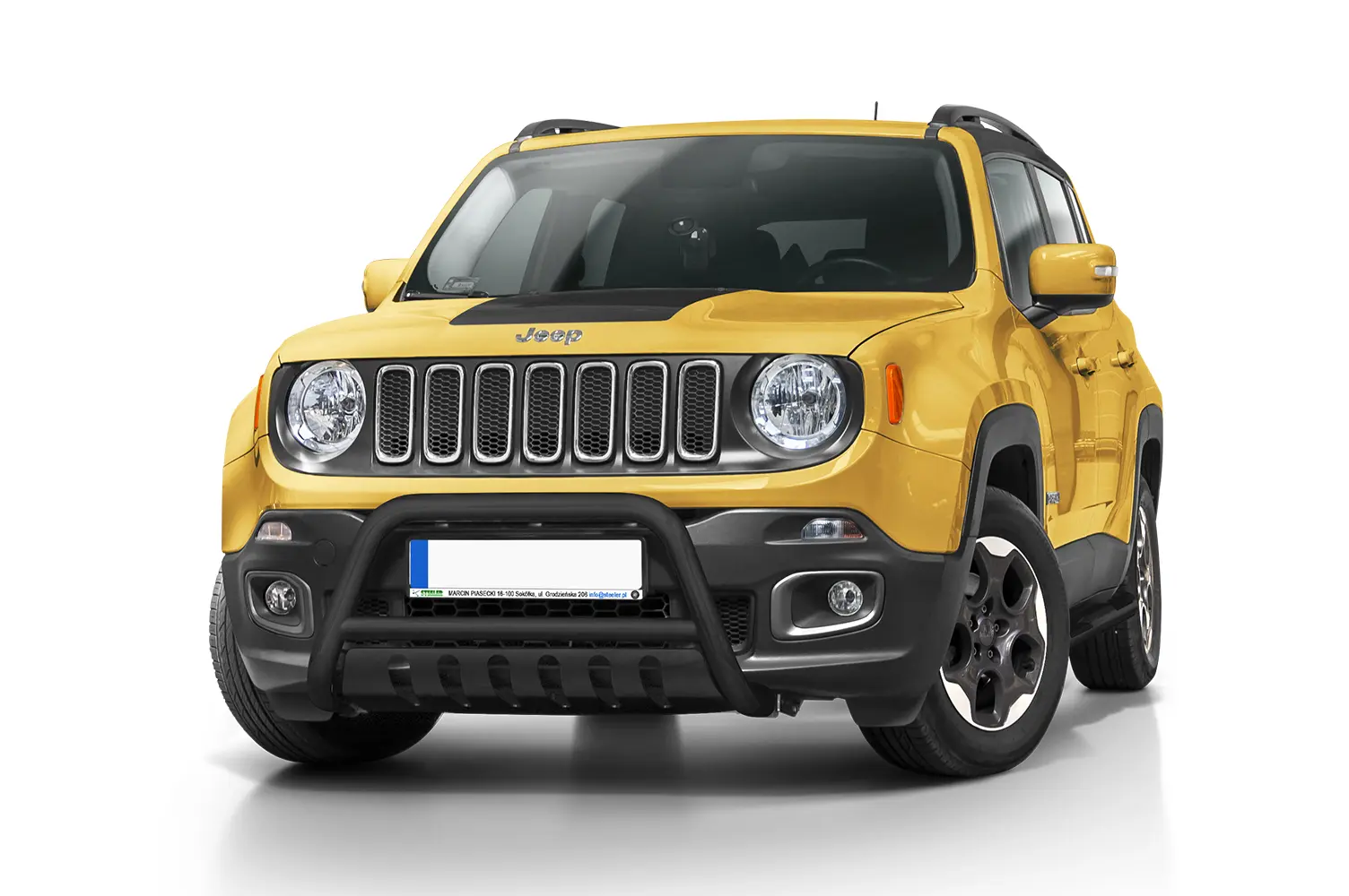 Kufanger Jeep Renegade 2014-2018 med underseksjonsplate Black Edition