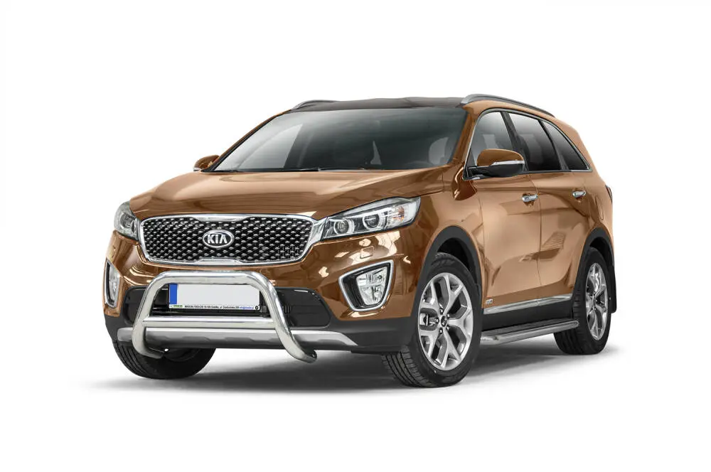 Kufanger Kia Sorento III 2014-2018 (pre-facelift) med tverrør