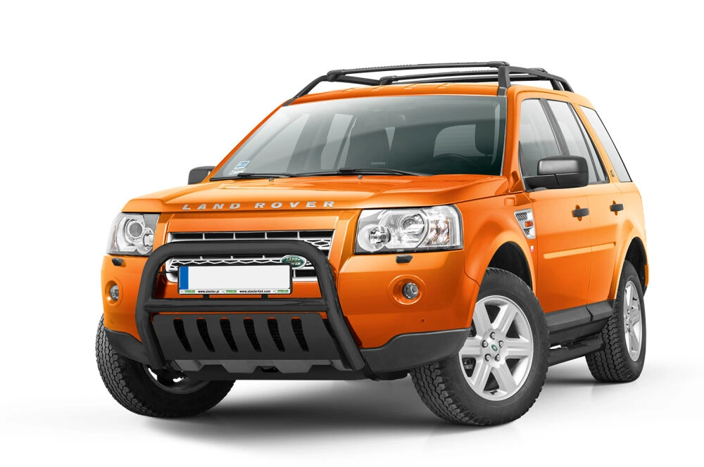 Kufanger Land Rover Freelander II 2006-2014  | D - Ø70mm Black - med underseksjonsplate