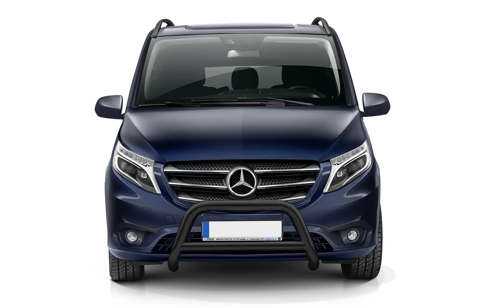 Kufanger Mercedes-Benz Vito 2020 -> med tverrør Black  Image 1