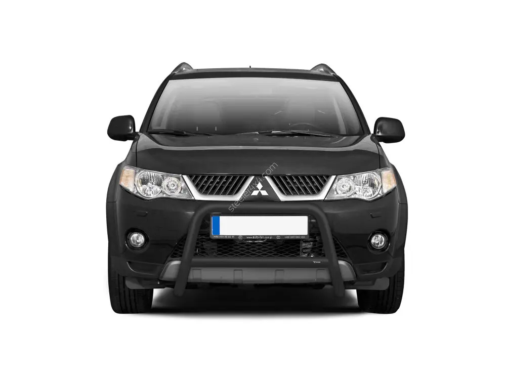 Kufanger Mitsubishi Outlander II 2006 - 2010 │ med tverrør - Black Edition