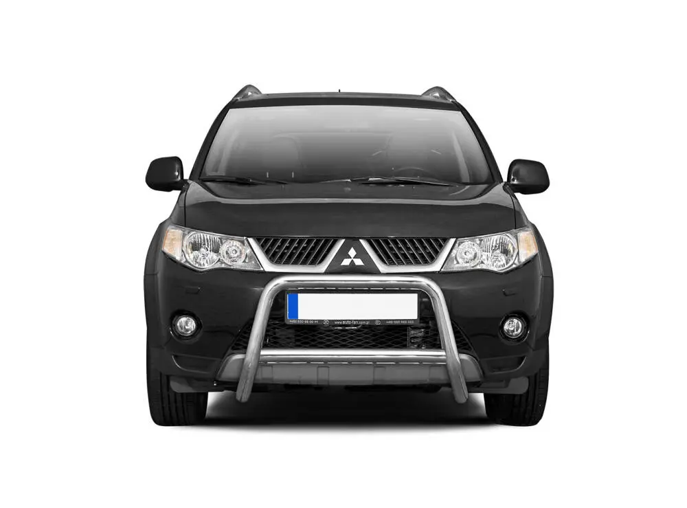 Kufanger Mitsubishi Outlander II 2006 - 2010 │ med tverrør - Silver Edition