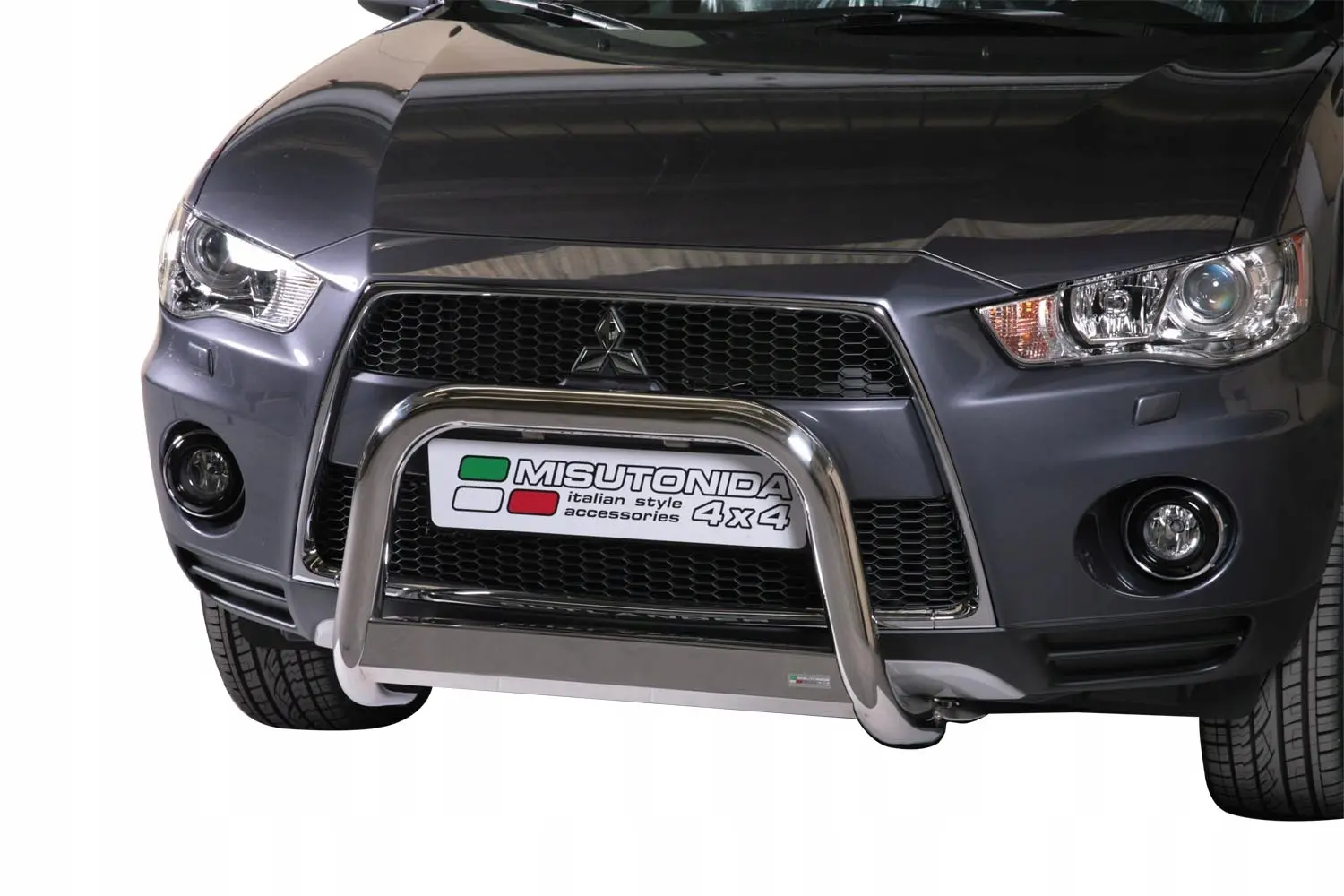 Kufanger Mitsubishi Outlander II 2006 - 2012 │ D - Ø63mm Chrome