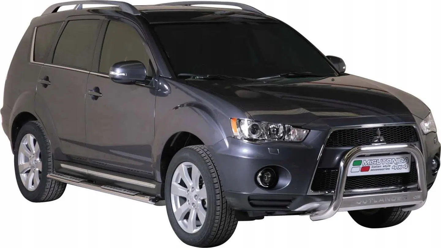 Kufanger Mitsubishi Outlander II 2006 - 2012 │ D - Ø63mm Chrome – bilde 2