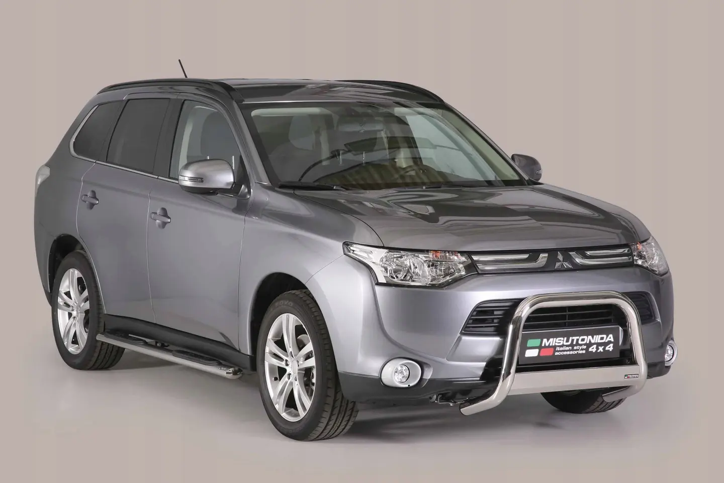Kufanger Mitsubishi Outlander III 2012 - 2015 │ D - Ø63mm Chrome – bilde 2