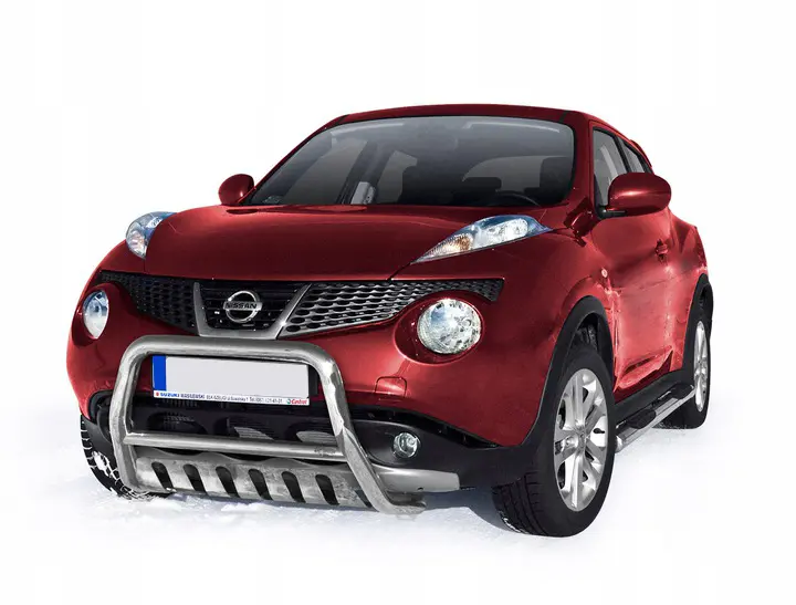 Kufanger Nissan Juke I 2010-2014 (pre-facelift) med underseksjonsplate