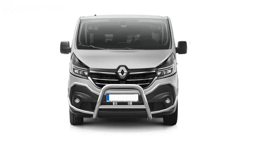 Kufanger Renault Trafic III 2019-> med tverrør og tåkelysbeskyttelse