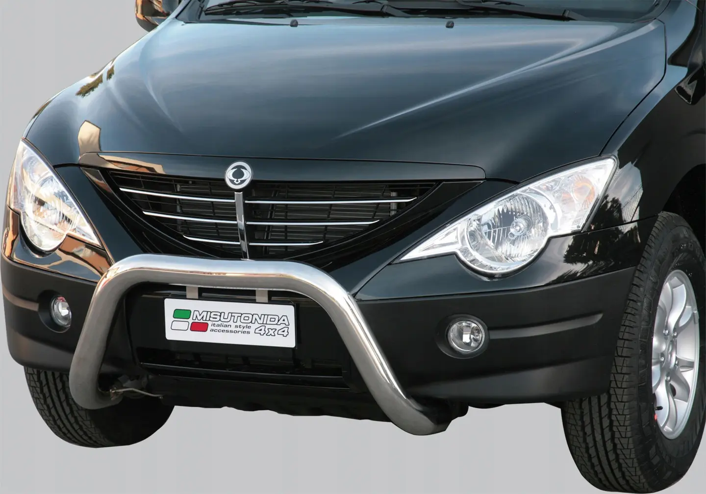 Kufanger SsangYong Actyon 2006-> | D - Ø76mm Chrome Image 1