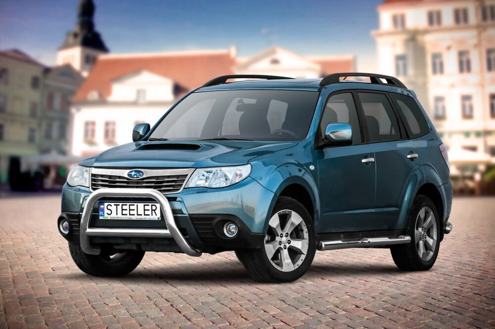 Kufanger Subaru Forester III 2008 - 2013 | D - Ø70mm Chrome – bilde 2