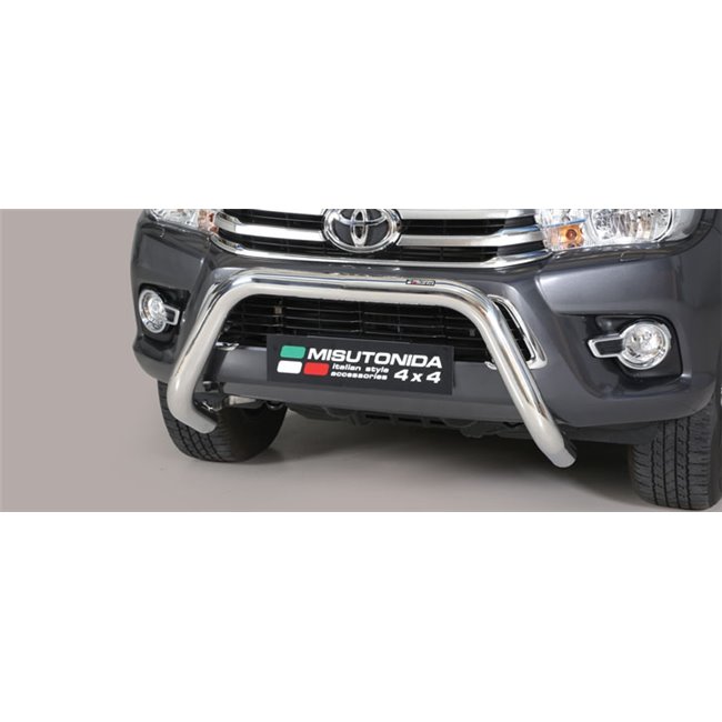 Kufanger Toyota Hilux VIII 2015 - 2020 | D - Ø76mm - Double Cab & Extra Cab -Chrome