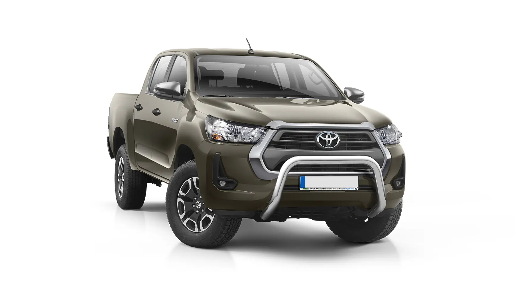 Kufanger Toyota Hilux VIII Facelift 2020 -> │  D - Ø70mm Chrome Edition