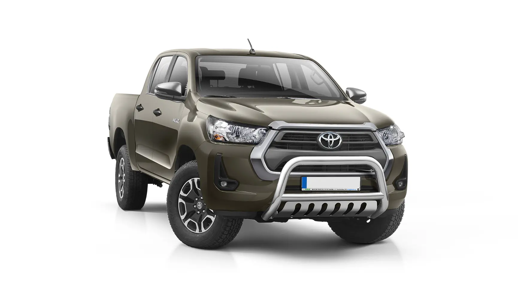 Kufanger Toyota Hilux VIII Facelift 2020 -> │ med underseksjonsplate