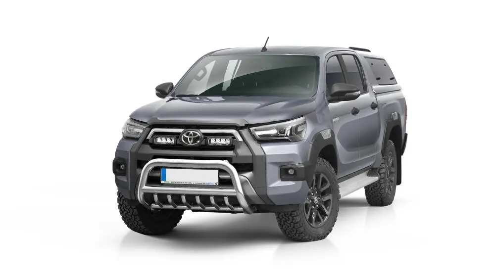 Kufanger Toyota Hilux VIII Invincible Facelift 2020 -> │ med underseksjonsgrill