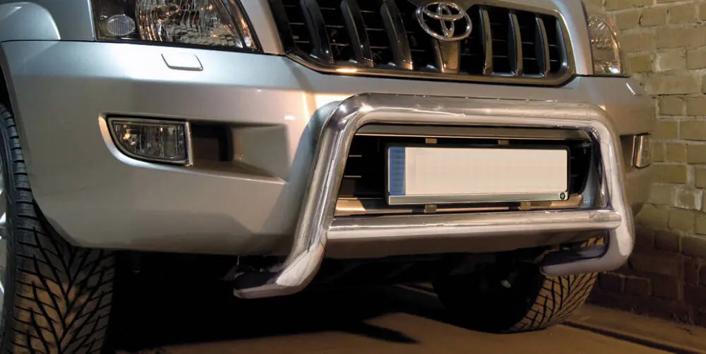 Kufanger Toyota Land Cruiser J120 2002 - 2009 | Chrome med tverrør – bilde 2