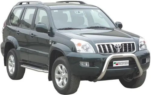 Kufanger Toyota Land Cruiser J120 / J125 2003 - 2008 | D - Ø76mm Chrome – bilde 2