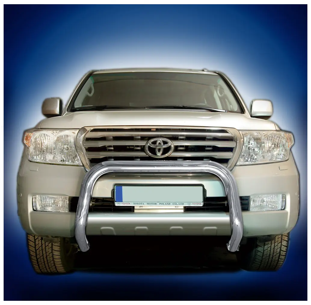 Kufanger Toyota Land Cruiser J200 2007 - 2012  | D - Ø70mm Chrome -  med tverrør