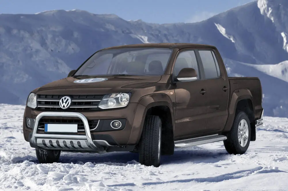 Kufanger VW Amarok I 2009 - 2016 | m/underkjørseksjonsplate – bilde 2