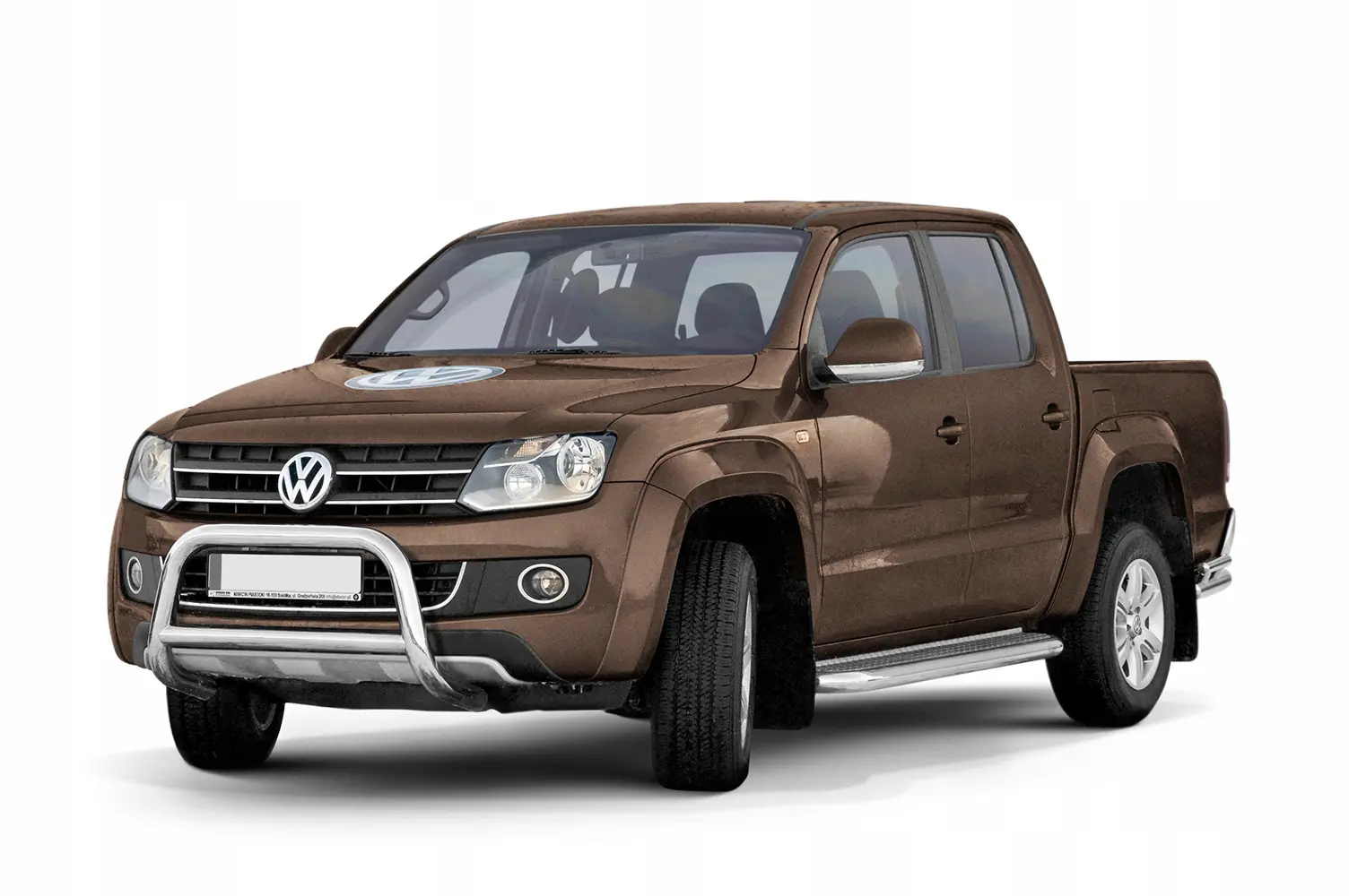 Kufanger VW Amarok I 2009 - 2016 | med tverrør Silver Edition