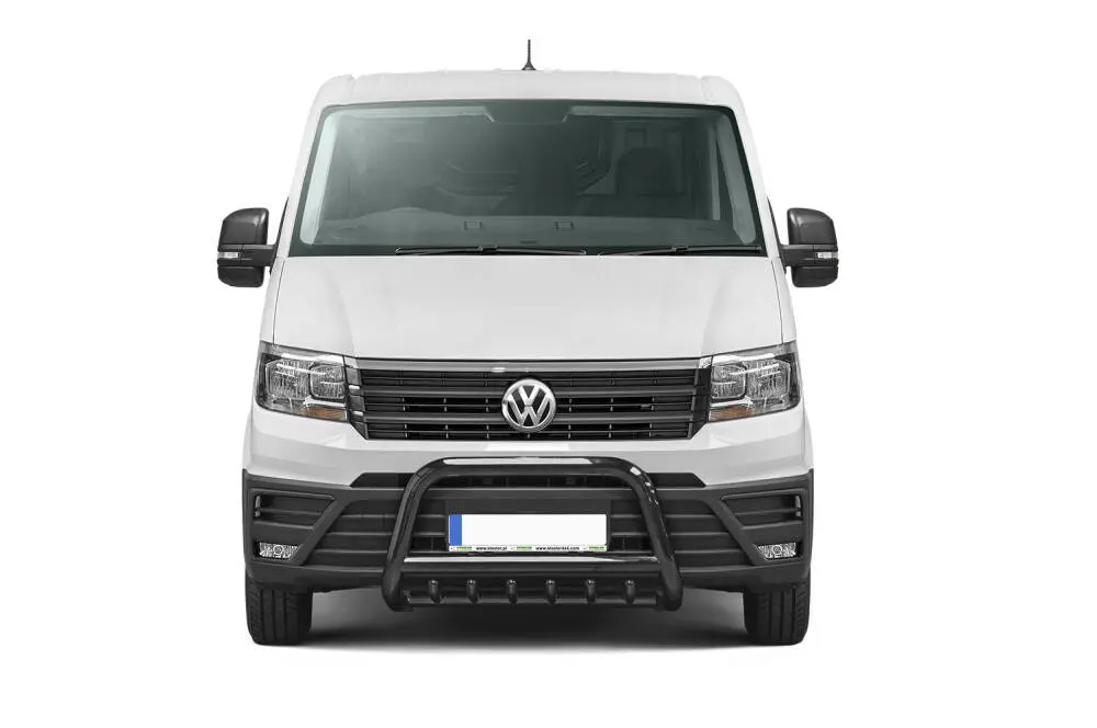 Kufanger VW Crafter II 2016 -> │ m/underkjørseksjonsgrill Black