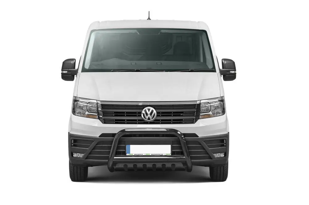 Kufanger VW Crafter II 2017 -> │ m/underkjørseksjonsplate Black