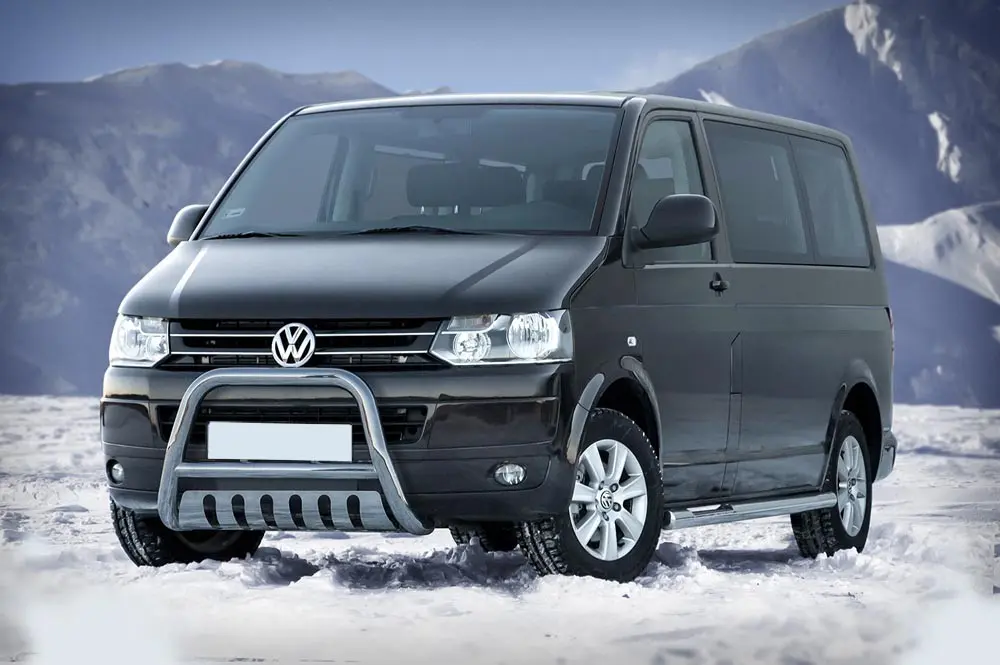 Kufanger VW T5 2003 - 2015 │ m/underkjørseksjonsplate
