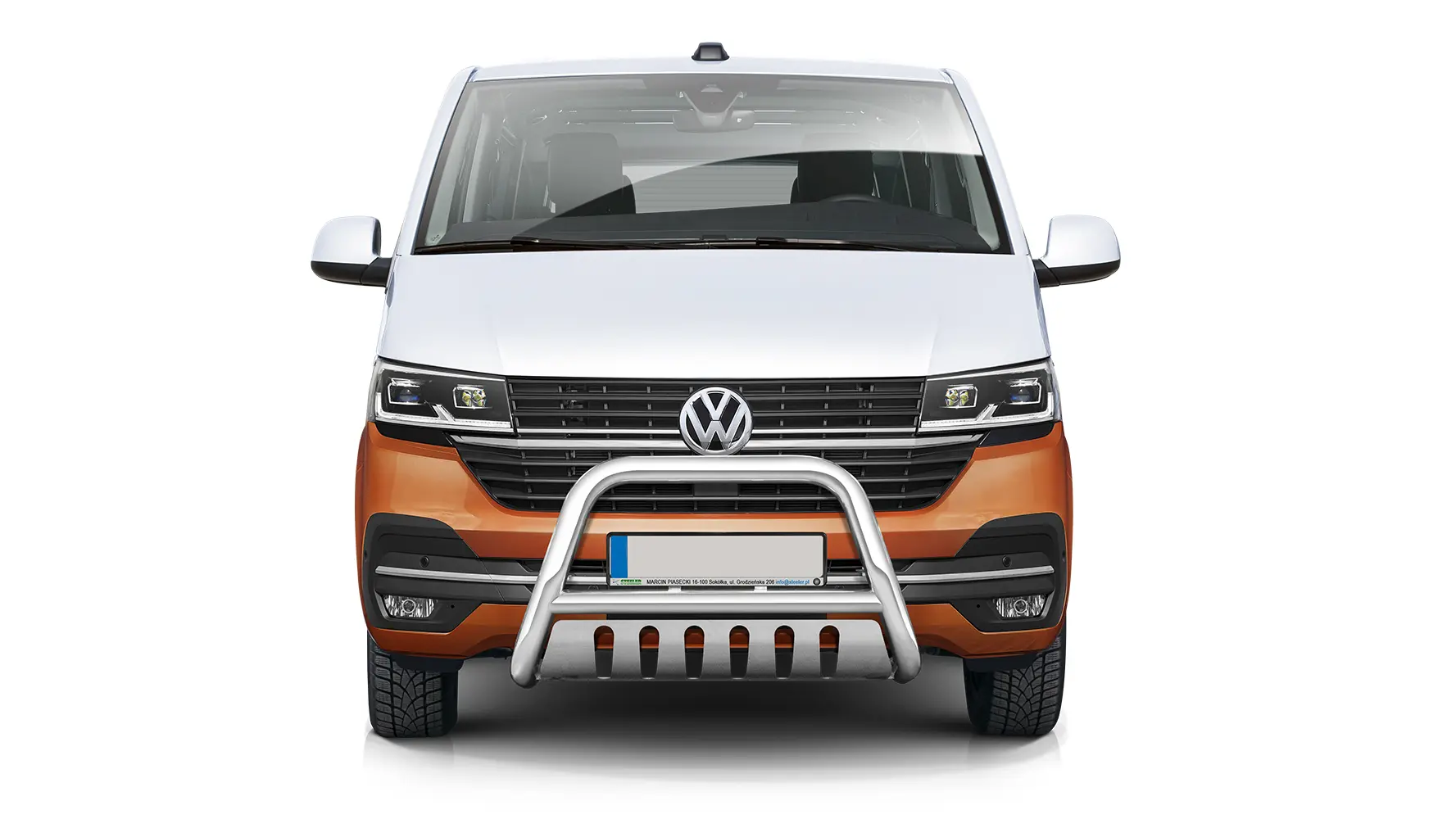 Kufanger VW T6.1 2019 - 2023 │ m/underkjørseksjonsplate