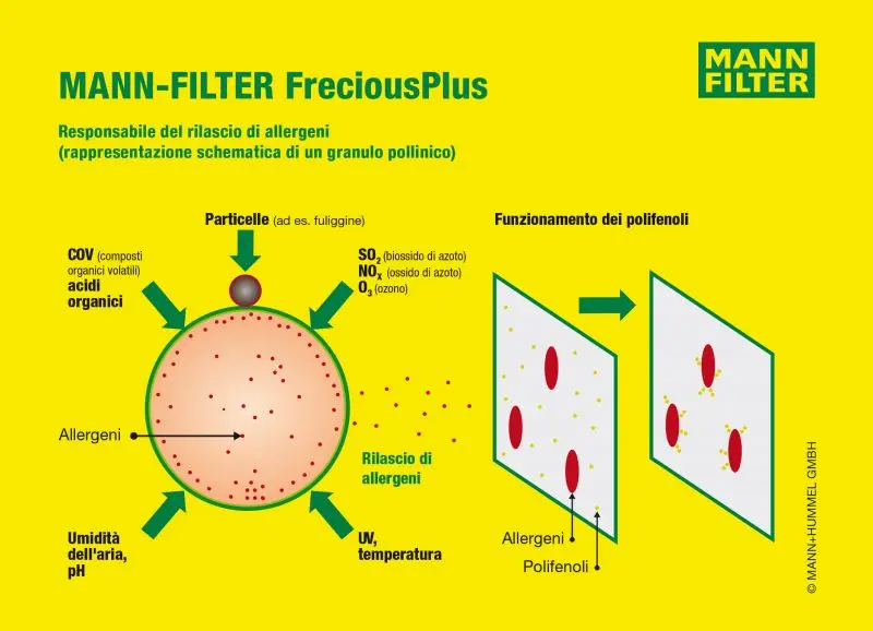 Kupéfilter MANN-FILTER Audi E-Tron VW Porsche – bilde 6