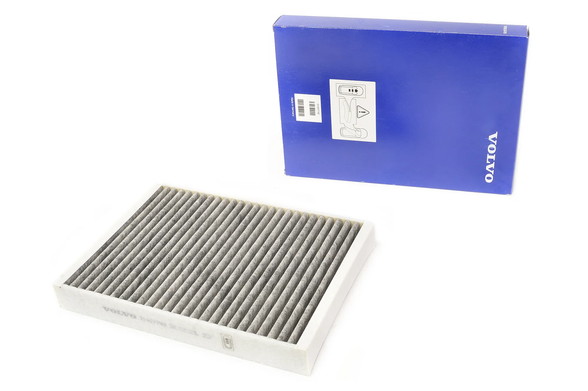 Kupefilter med aktivt kull Volvo Genuine® S60 / V60 / S90 / V90 / XC60 / XC90 2016 ->