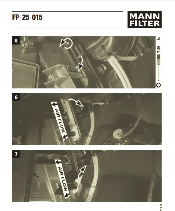 Kupéfilter Tesla Model 3 / Tesla Model Y │ Antibakteriell Effekt - Genuine® Mann-Filter Activated Carbon Cabin Air Filter with polyphenol Image 6