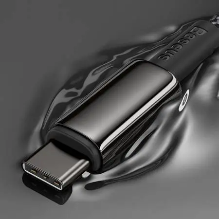 Ladekabel Baseus Tungsten Gold Type-C USB-C 100W 5A Huawei SCP Quick Charge 4.0 PD Samsung AFC - 2m Image 2